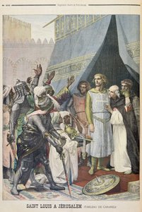Saint Louis à Jérusalem, illustration du supplément illustré de Le Petit Journal, 11 septembre 1898